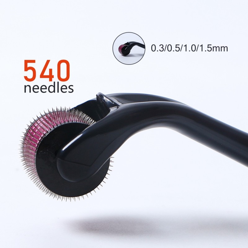 Derma roller 540 needles for face