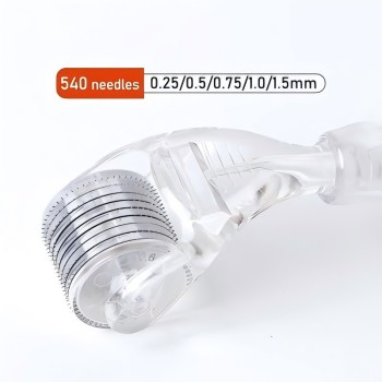 Derma roller adjustable handle