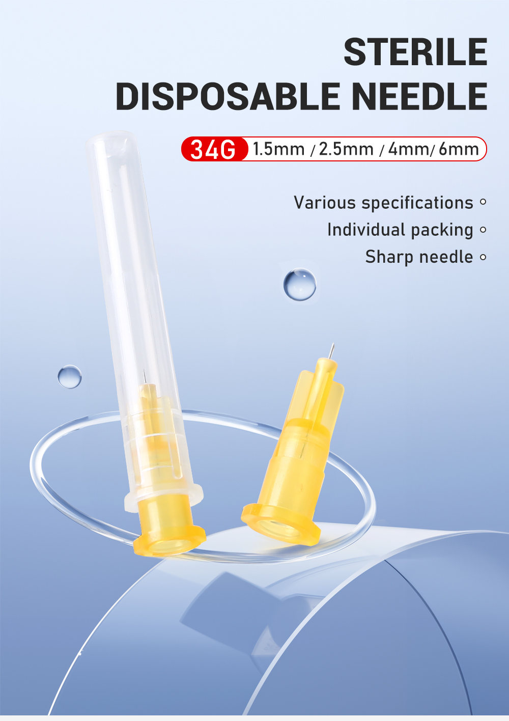 Meso needle 34G 1.5mm CONPUVON Meso needle 34G 1.5mm CONPUVON