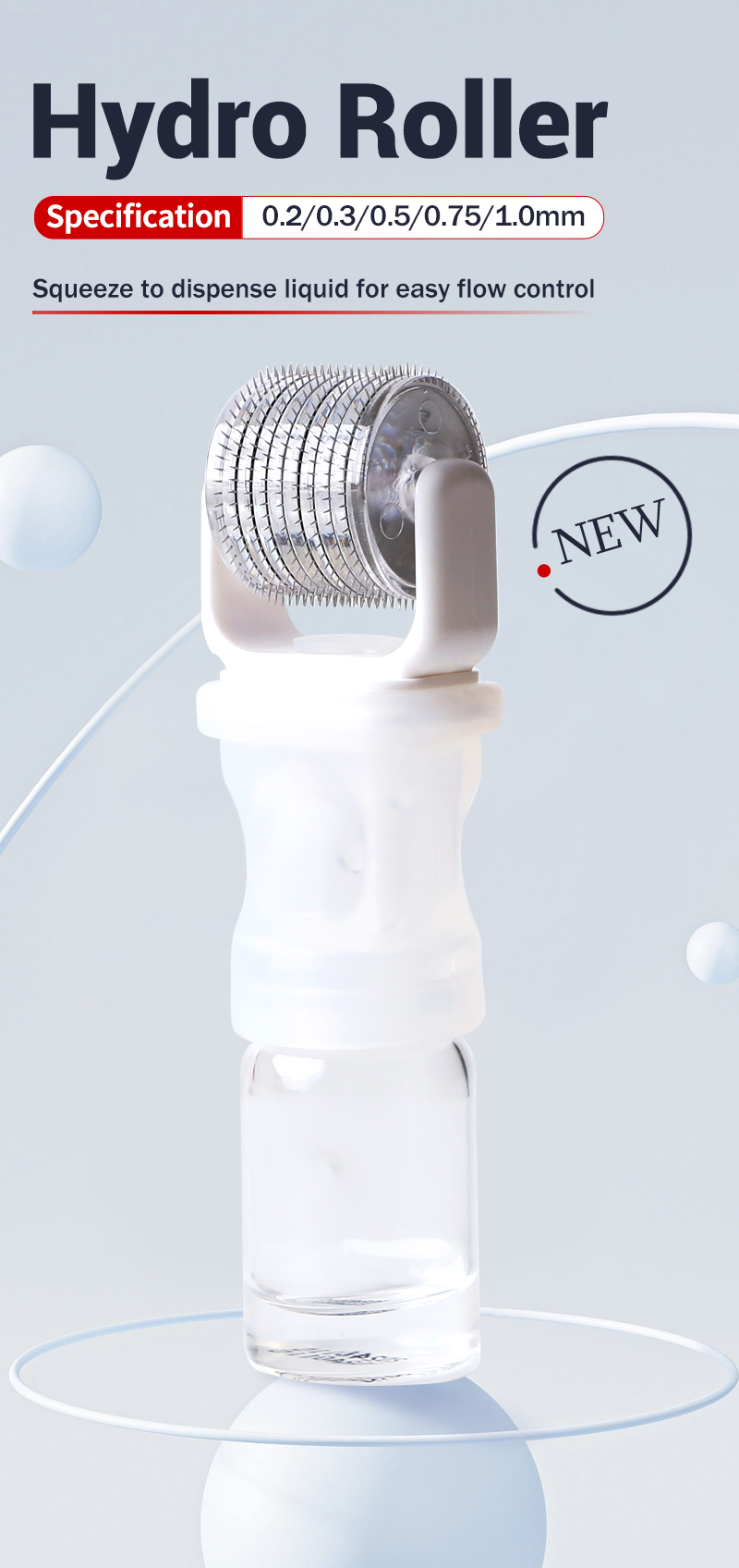 Hydra roller micro needling derma roller CONPUVON